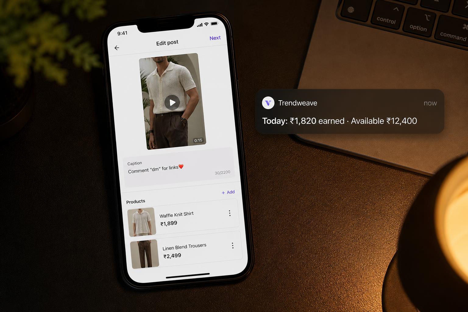 Creating your first shoppable post