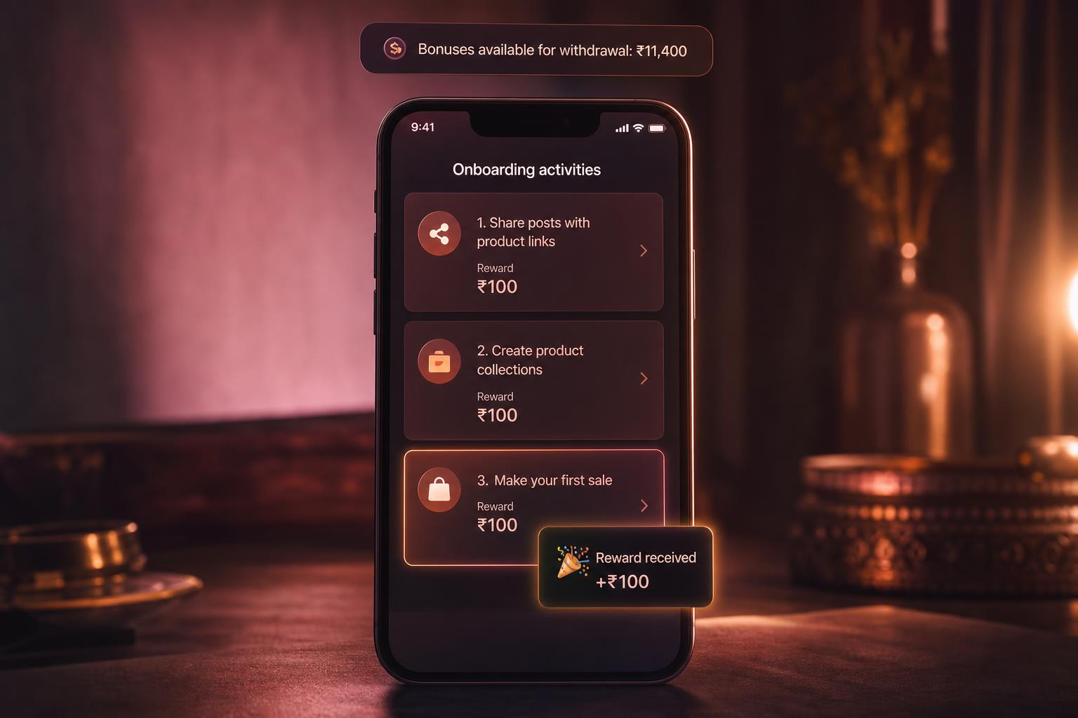 Onboarding bonuses और उन्हें कैसे क्लेम करें